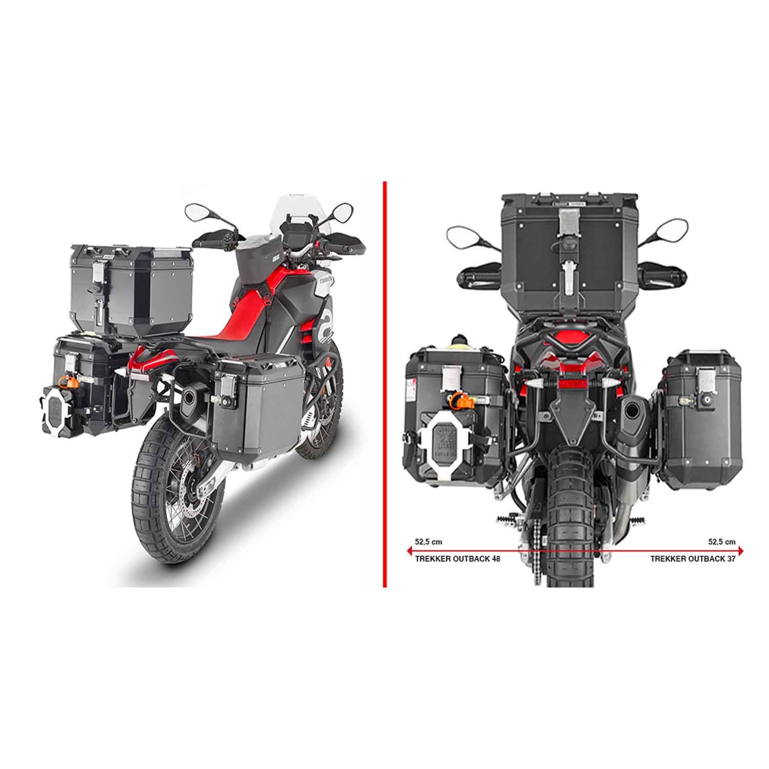Givi PLO6710CAM Yan Çanta Taşıyıcı - APRILIA TUAREG 660 (2021-2024)