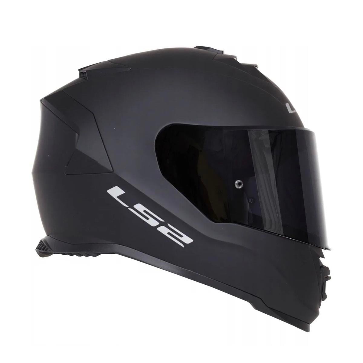 Ls2 Storm 2 Full Face Motosiklet Kaskı Siyah Vizörlü