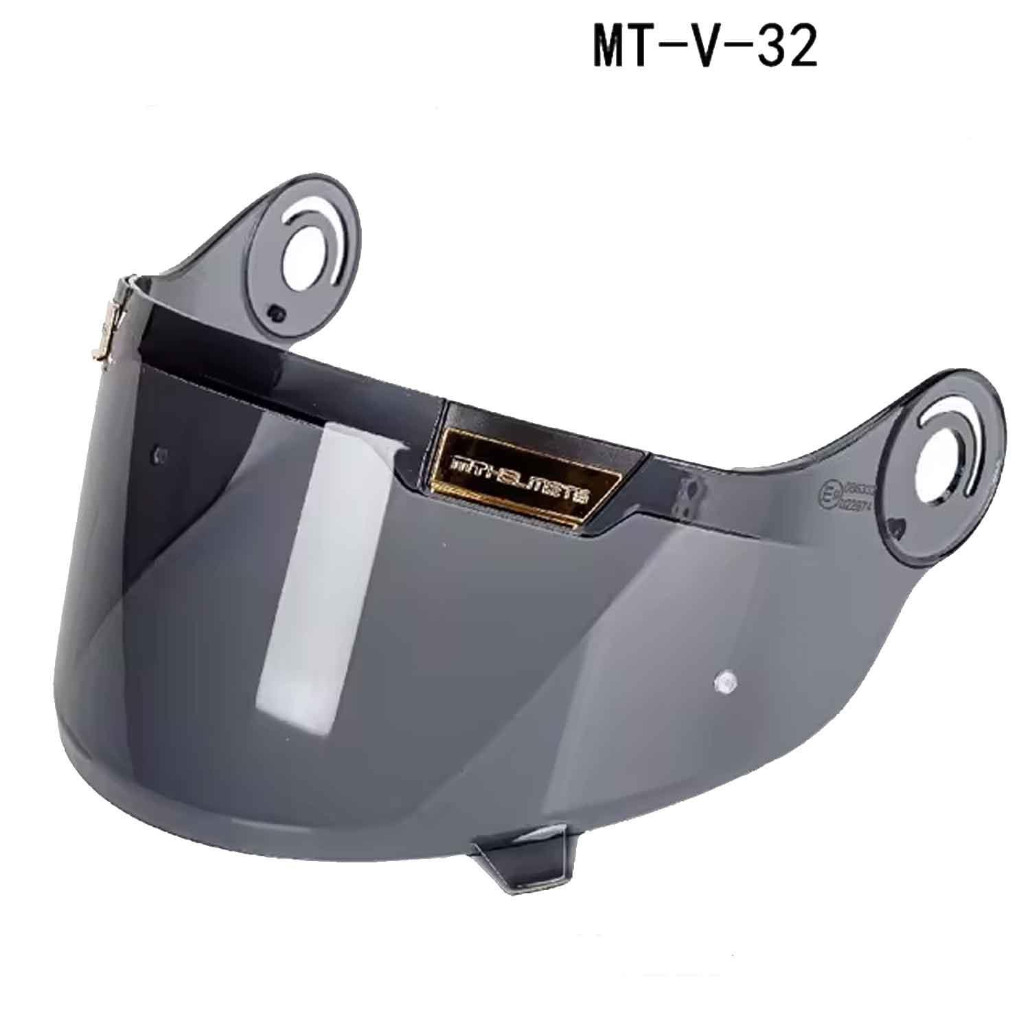 Mt MT-V-32 Kask Camı - Vizör - Siyah
