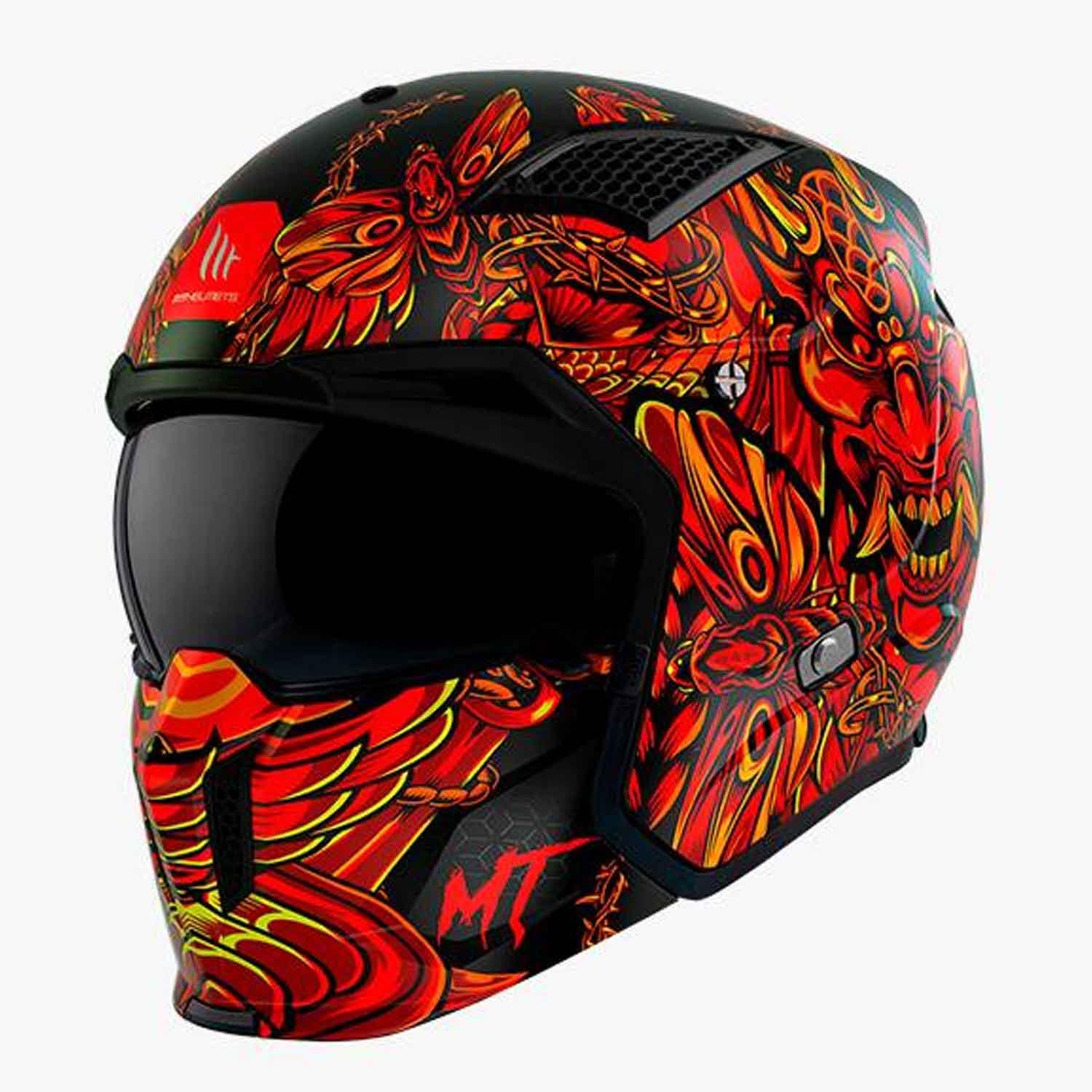 Mt Streetfighter Sv Hellish B5 Mat Çene Açılır Kask