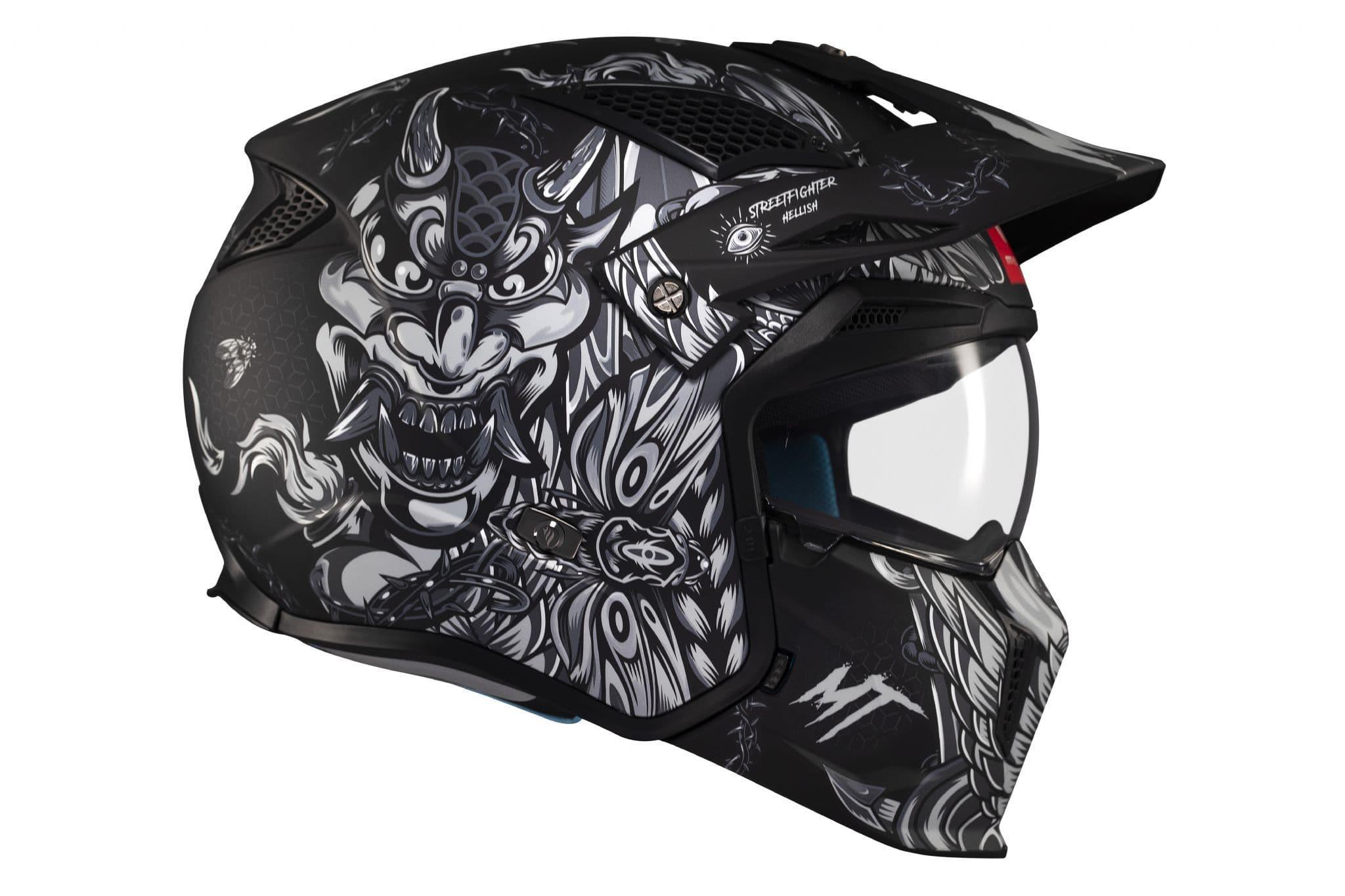 Mt Streetfighter Sv Hrllish B2 Mat Çene Açılır Kask5500,00