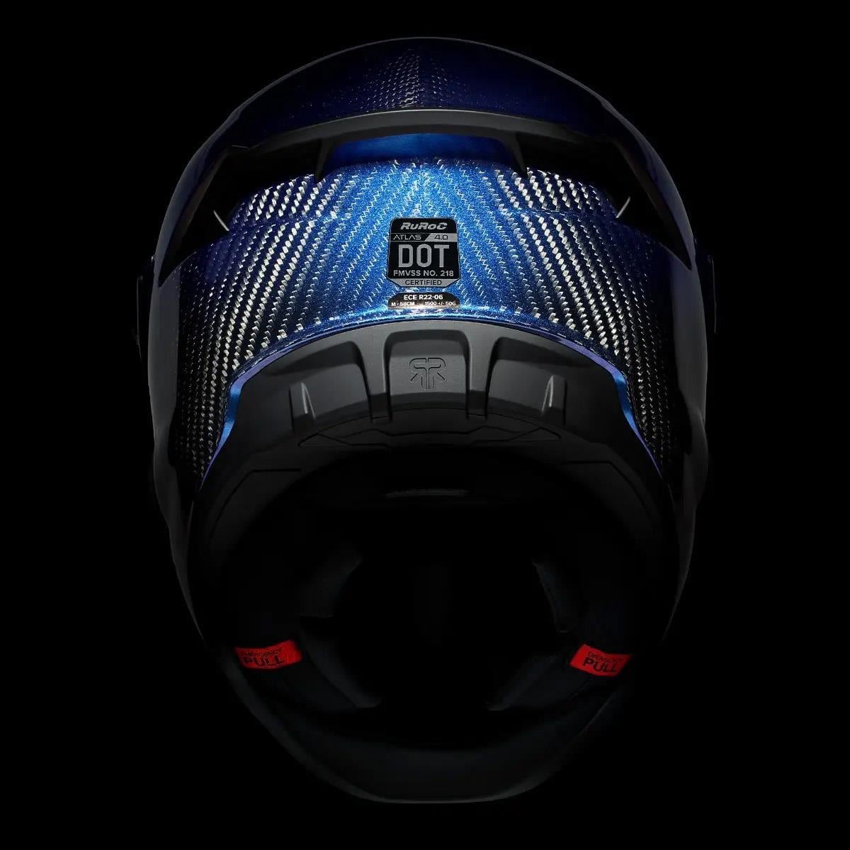 Ruroc ATLAS 4.0 Nebula Carbon Full Face Motosiklet Kaskı