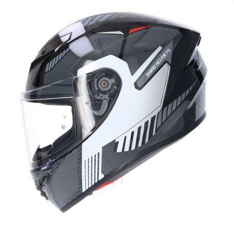 Shiro SH-870 Fighter Typhoon Full Face Motosiklet Kaskı + ıridium