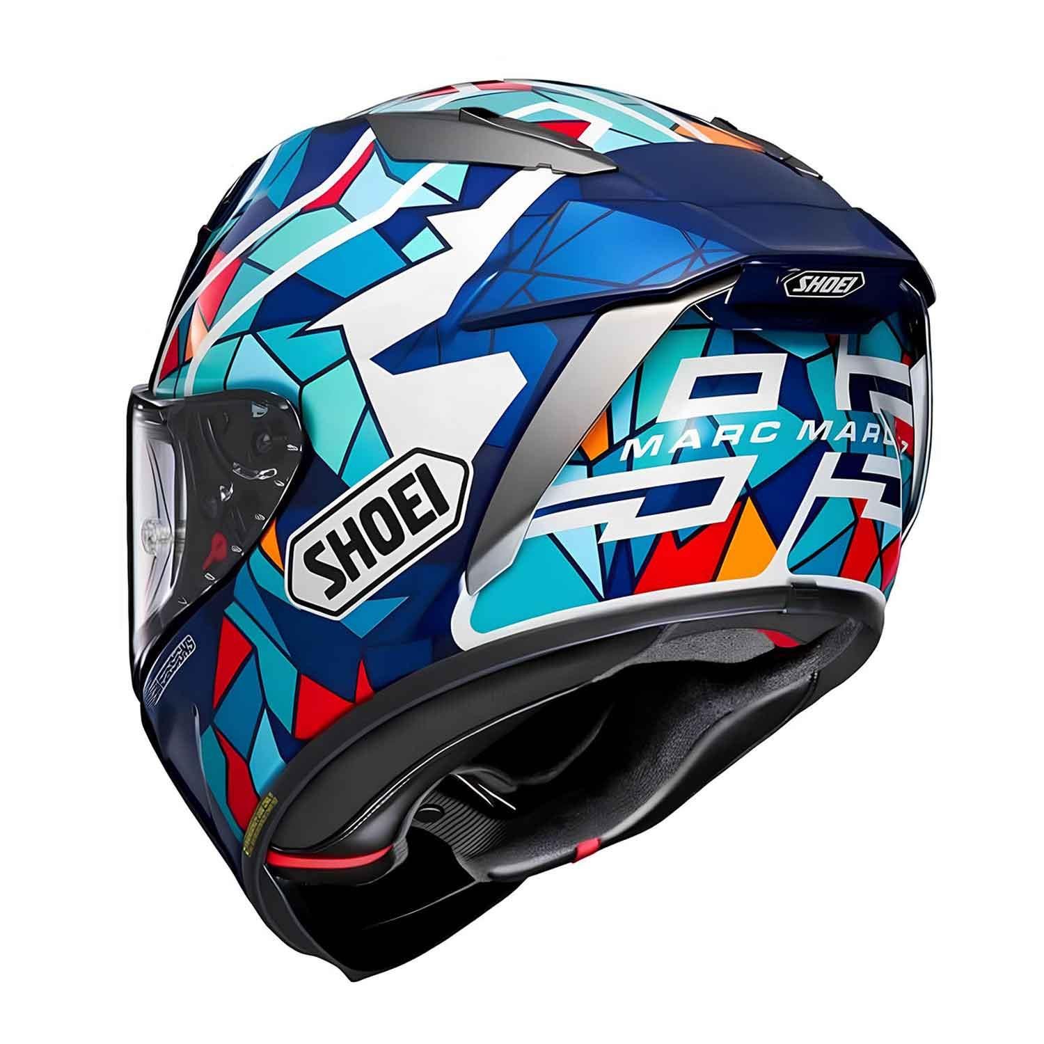 Shoei X-Spirit Pro Marquez Barcelona Kapalı Motosiklet Kaskı45909