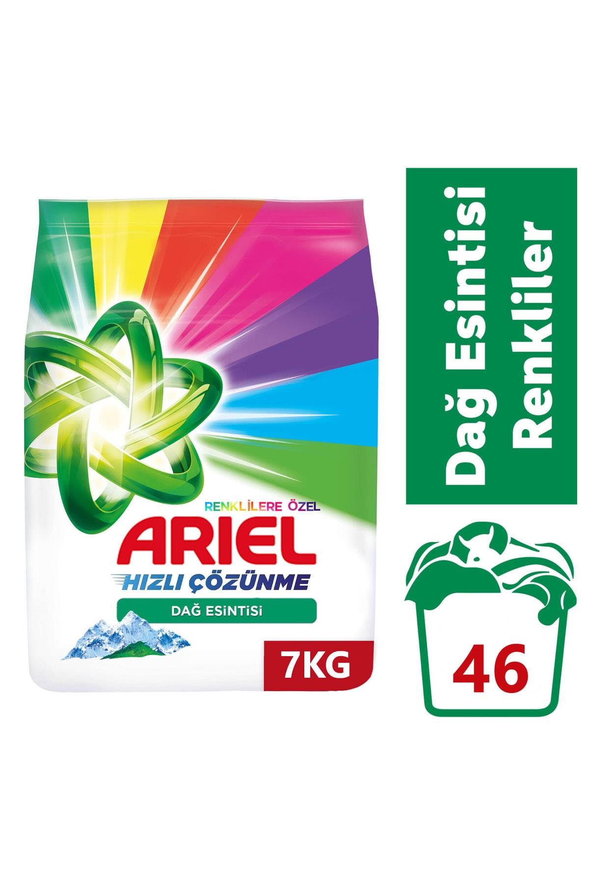 AldımGeldim - ARİELAriel AquaPudra Dağ Esintisi Renklilere Özel 7 kg Toz DeterjanToz DeterjanlarARİELAriel AquaPudra Dağ Esintisi Renklilere Özel 7 kg Toz Deterjan