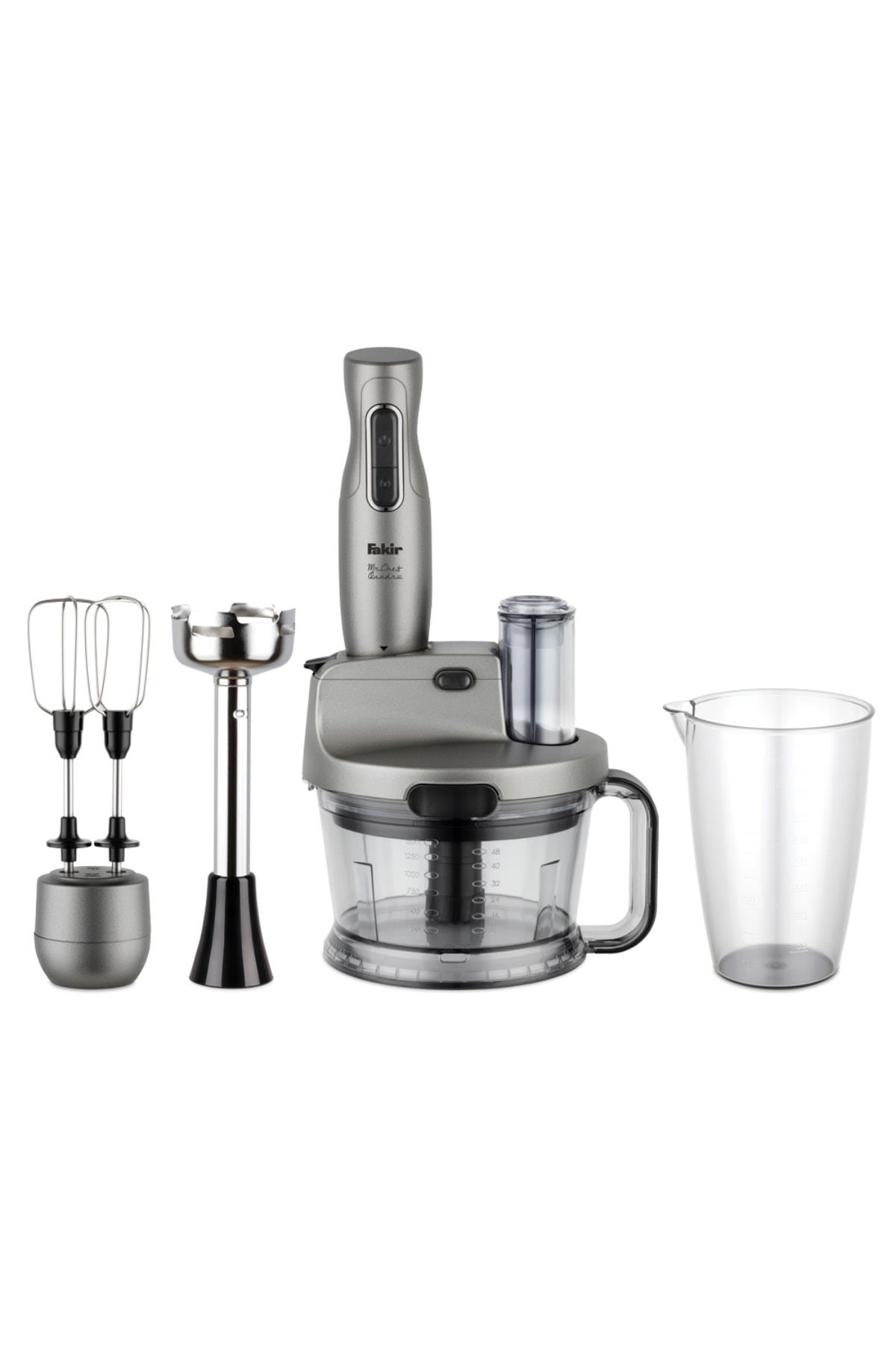 Blender SetiFakirFakir Mr.Chef Quadro Silver Stone 1000 W Blender Seti