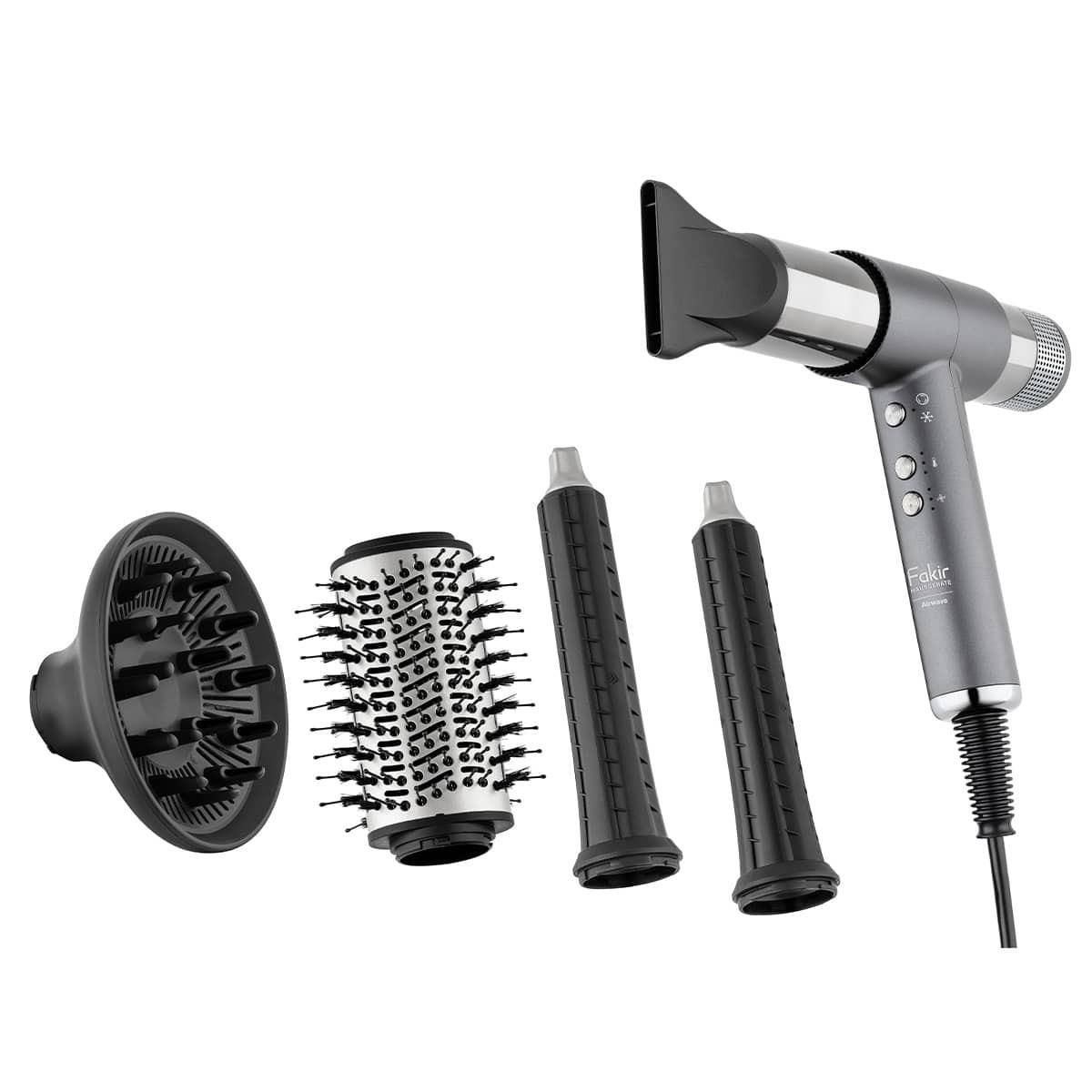 Saç Kurutma MakinesiFakirFakir Airwave 5in1 Silver Saç Şekillendirme Seti
