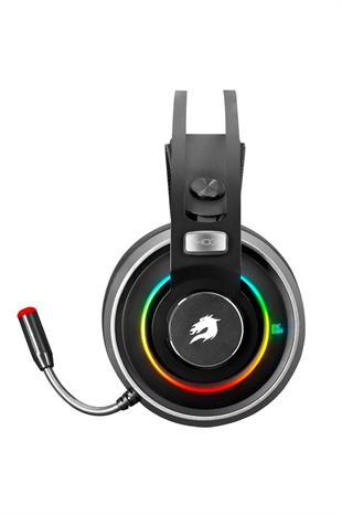 GameBooster Dragon King H03 Running RGB LED Titreşimli Mikrofonlu 7.1 Siyah Oyuncu Kulaklığı