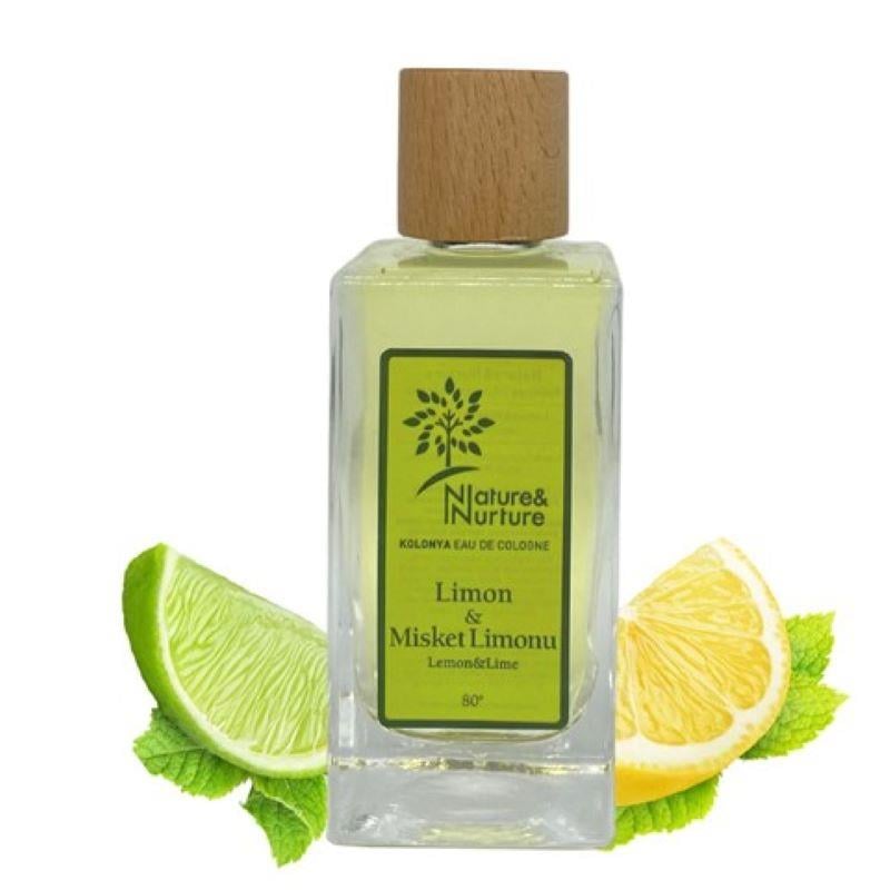 Limon & Misket Limonu Kolonyası 80° 190 ml cam şişe