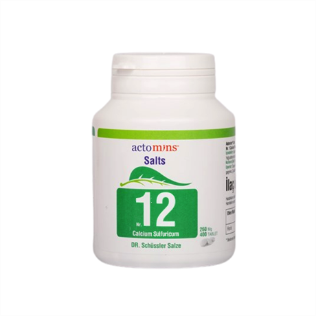 Schüssler Dr. Tuzları Nr. 12  Calciumsulfuricum  400 Tablet