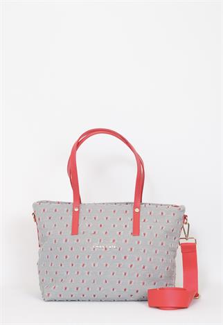 KALY JEAN BAG GRI KIRMIZI