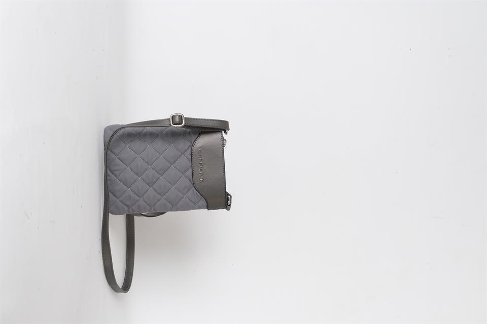 MİNİ BAG gri kapitone