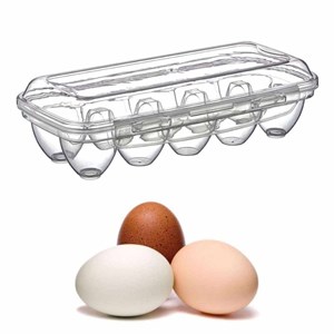 Yumurta Saklama Kutusu Kilit Kapaklı 10'lu