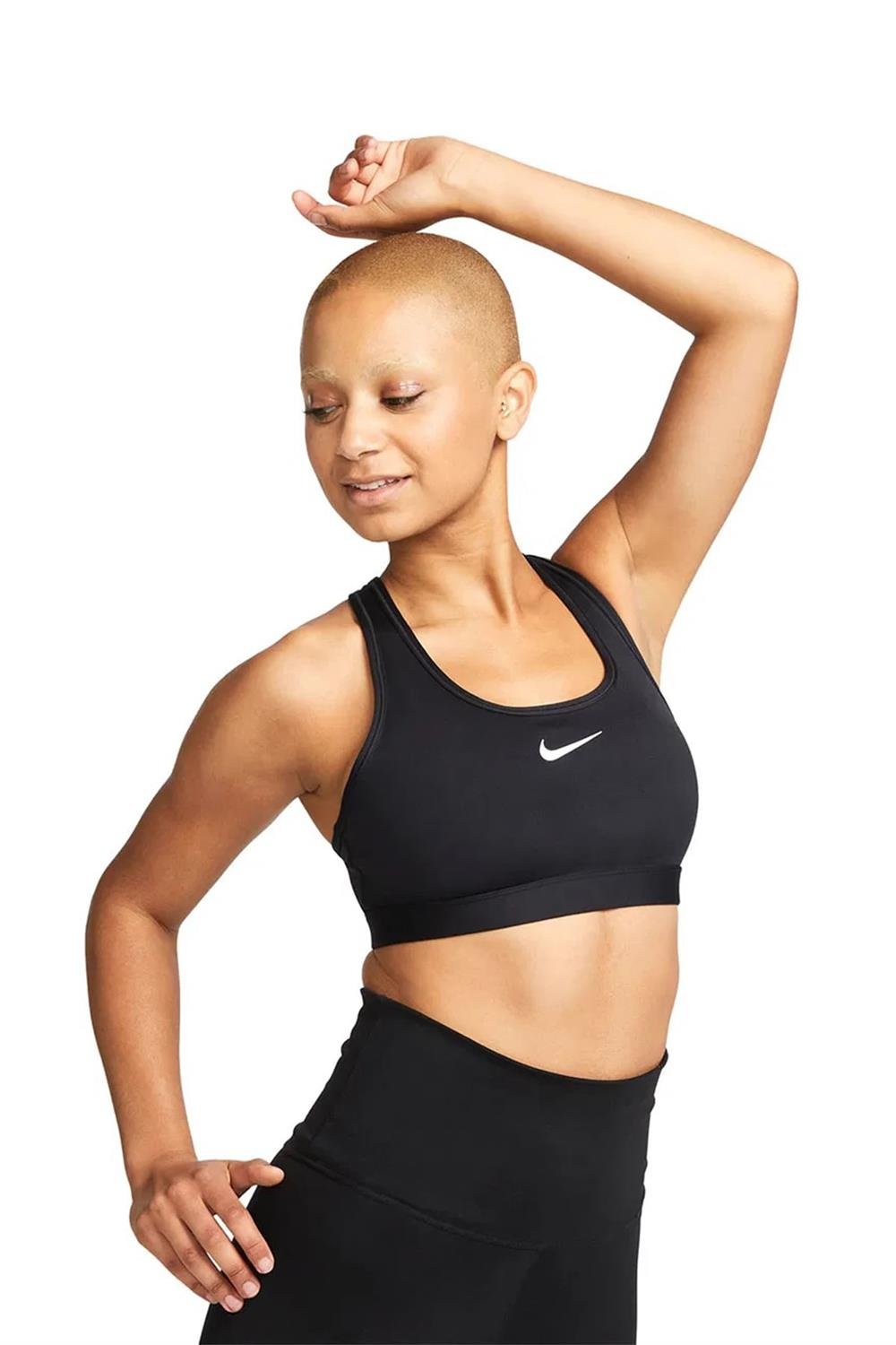 Nike Swoosh Kadın Antrenman Sporcu Sütyeni DX6821-010