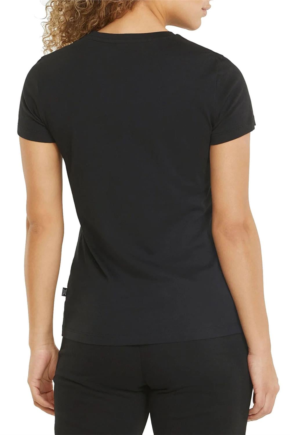 Puma Ess+ Metallic Logo Tee Kadın Tişört 84830351