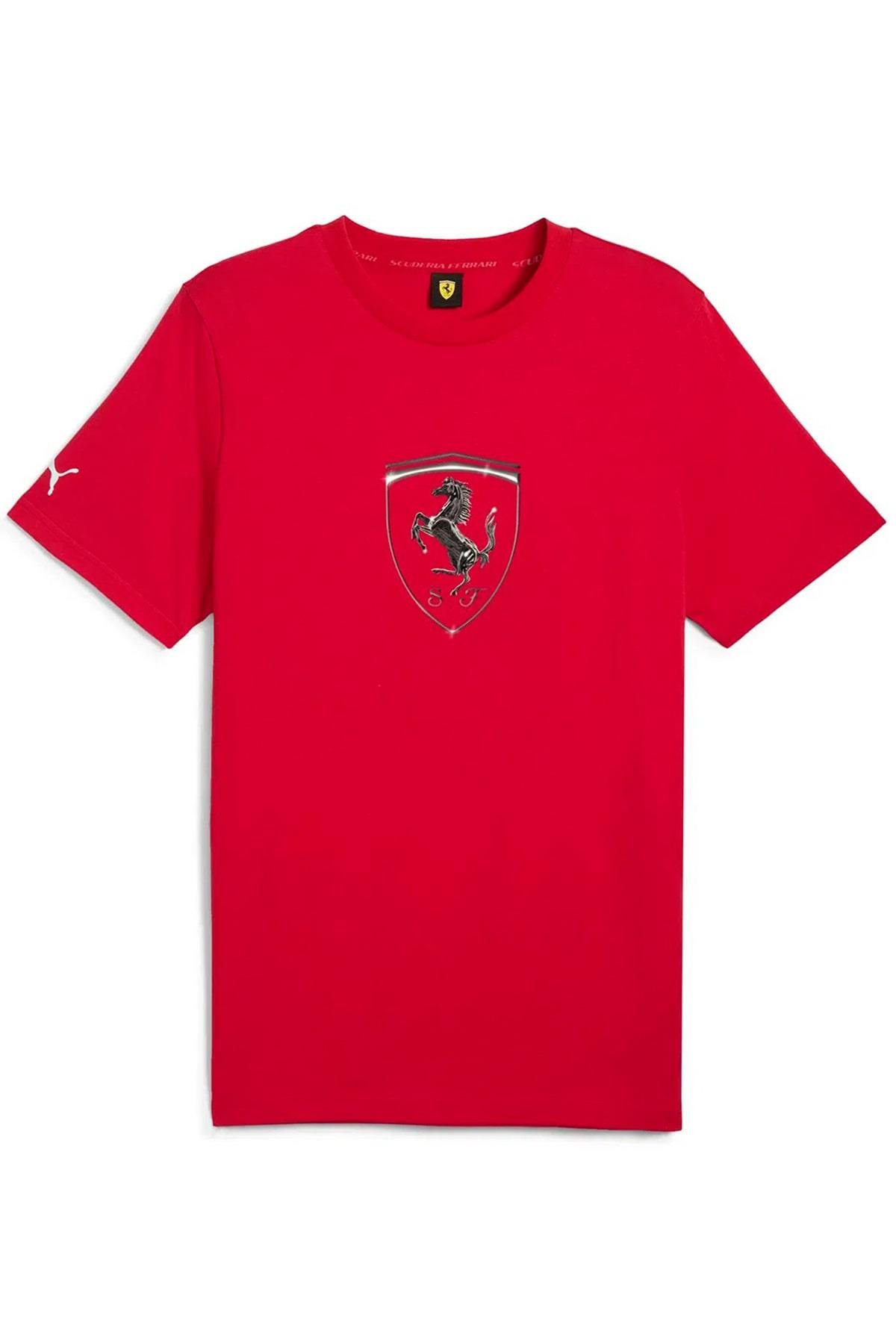 Puma Ferrari Race Tl Big Shield T Erkek Kısa Kollu Tişört 63018902