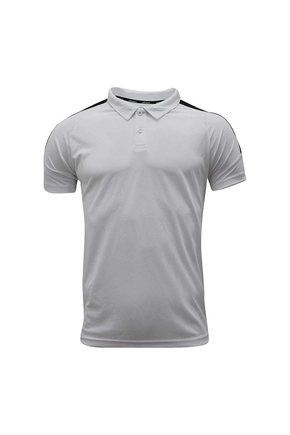 Uhlsport Poly Fog Polo Yaka Erkek Tişört 3221120 BEYAZ