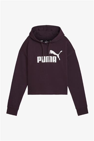 Puma Ess Cropped Logo Hoodie Kadın Sweatshirt 58686946