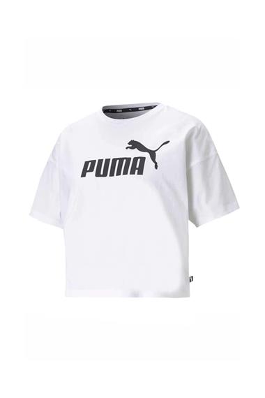 Puma Ess Cropped No.1 Logo Tee Kadın Tişört 68497202