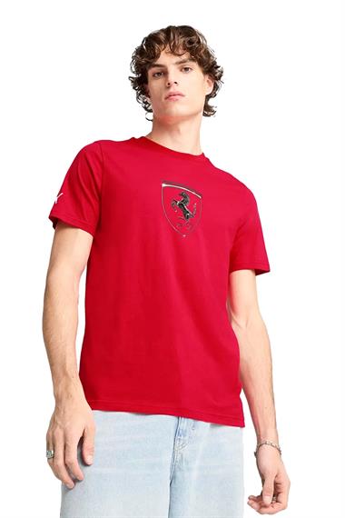 Puma Ferrari Race Tl Big Shield T Erkek Kısa Kollu Tişört 63018902