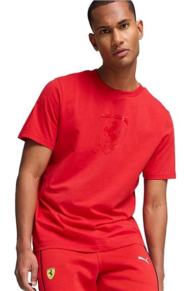 Puma Ferrari Race Tonal Shield T Erkek Tişört 62705702