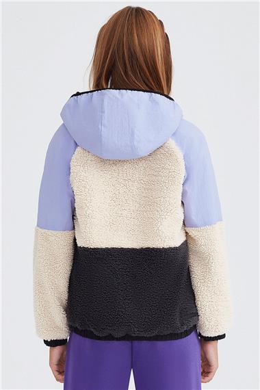 Skechers Outdoor Fleece Full Zip Sherpa Çocuk Ceket Sk232176-505