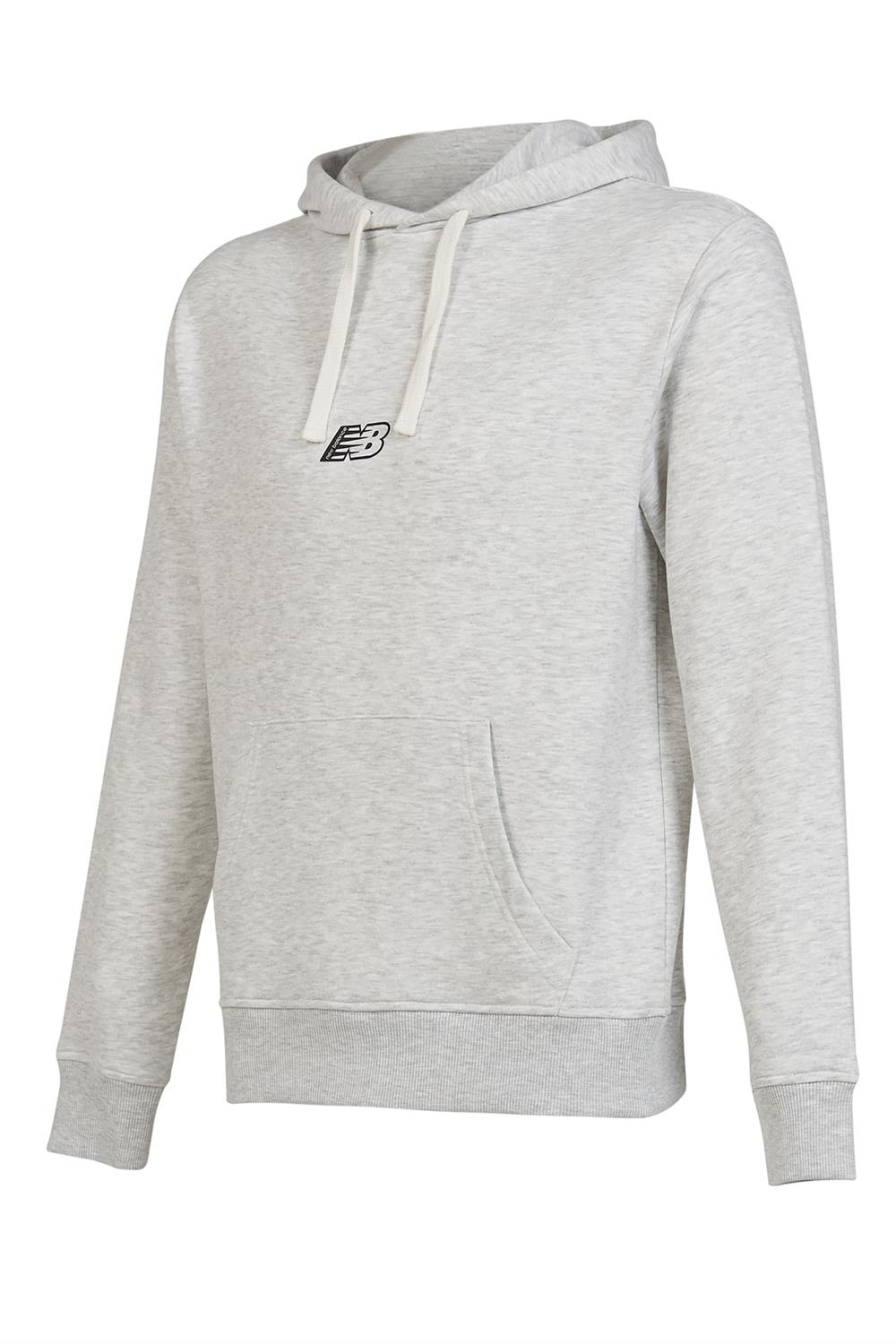New Balance Erkek Kapüşonlu Sweatshirt Mnh1342-Ag