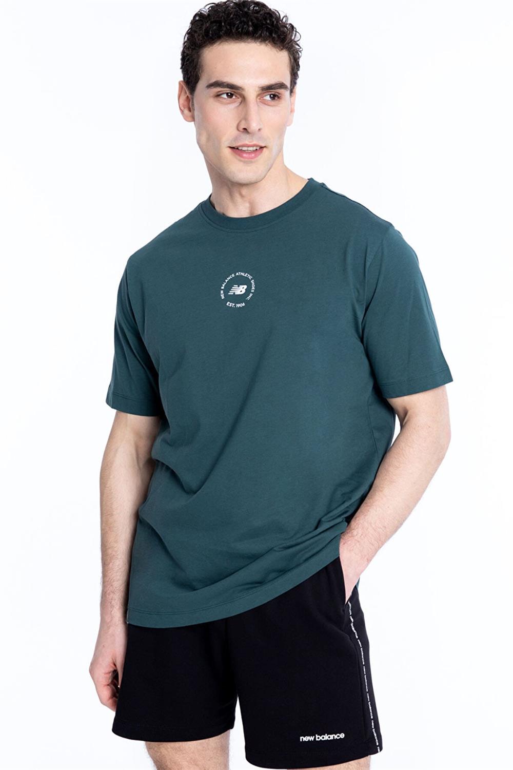 New Balance Erkek Tişört Unt1311-Pne