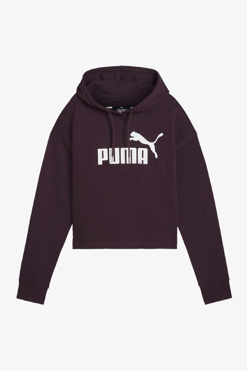 Puma Ess Cropped Logo Hoodie Kadın Sweatshirt 58686946