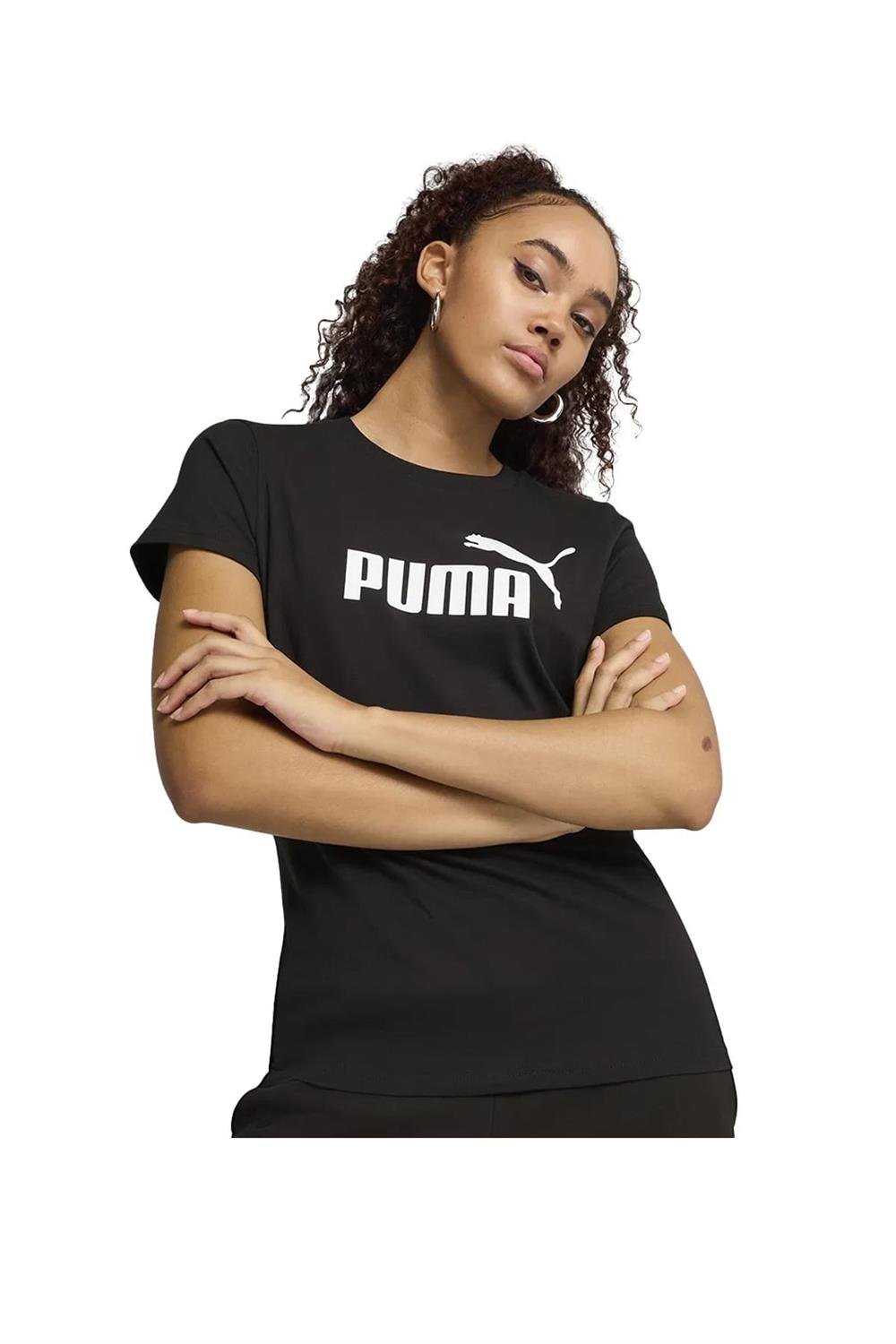 Puma Ess No. 1 Logo Tee Kadın Kısa Kollu Tişört 68237001
