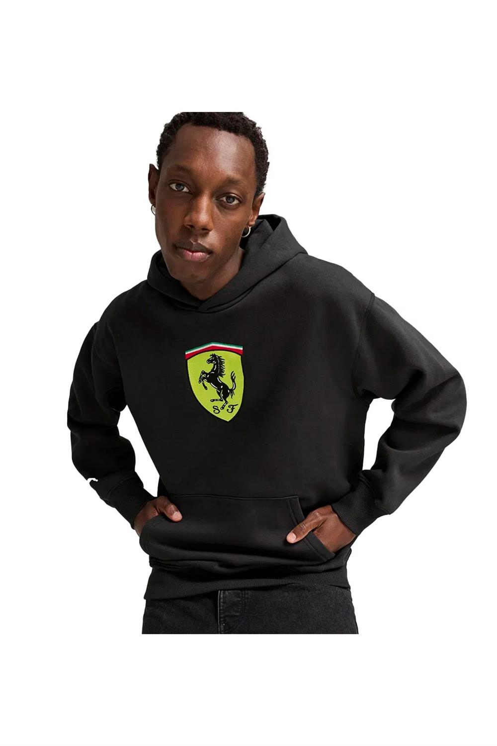 Puma Ferrari Race Bigshield Hdie Erkek Sweatshirt 62705401