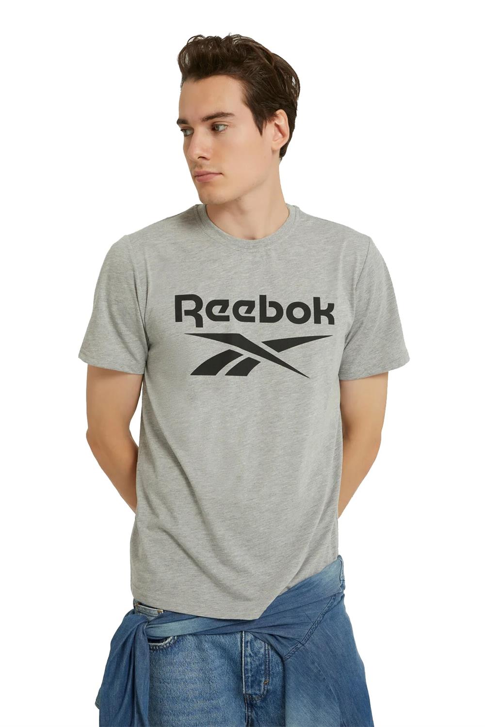 Reebok Identıty Stacked Logo Erkek Tişört 100071173 | Sporborsasi.com