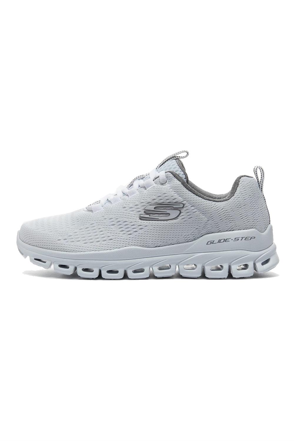 Skechers Glide-Step-Fasten Up Erkek Günlük Ayakkabı 232136 Wht