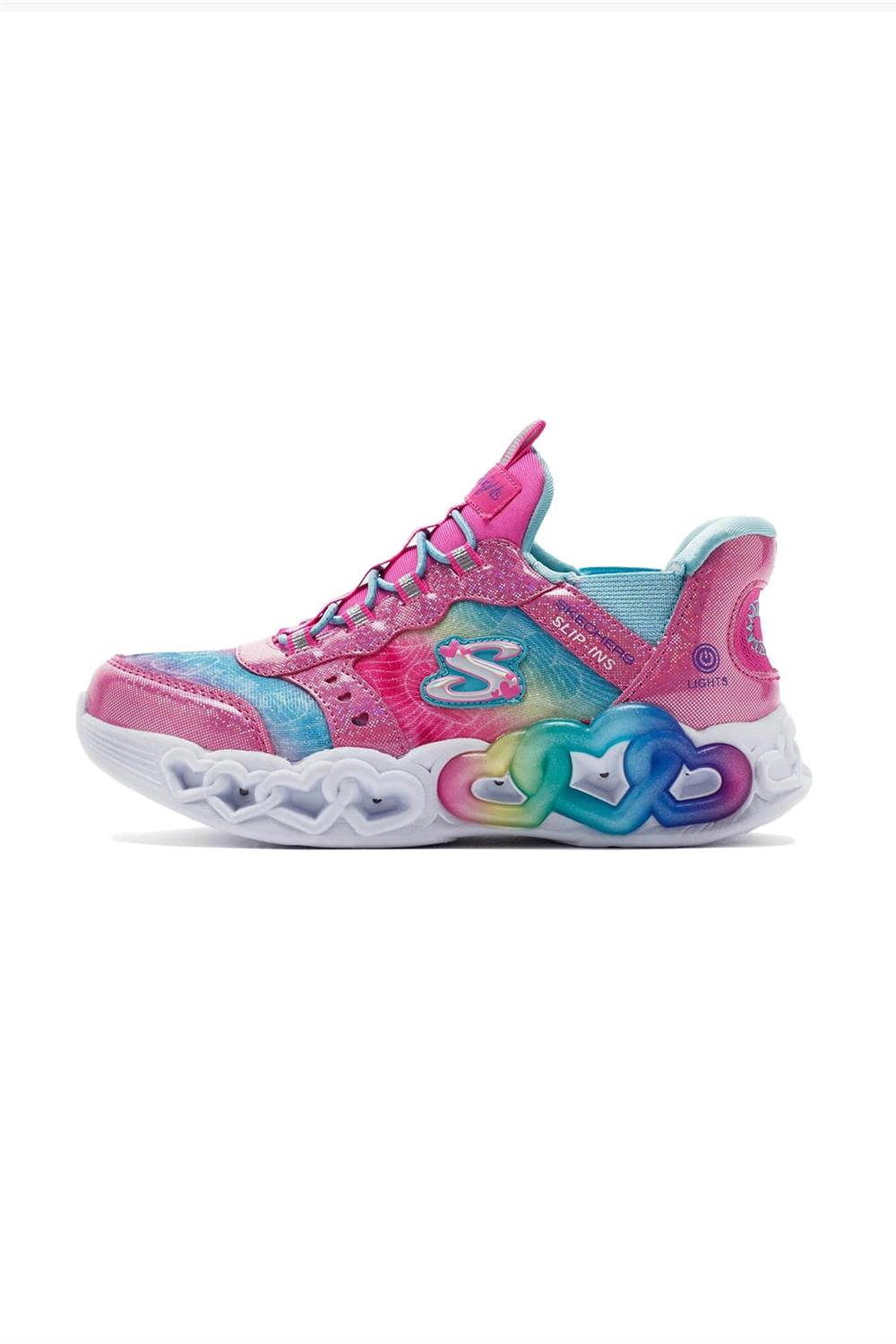 Skechers İnfinite Heart Lights Çocuk Işıklı Günlük Ayakkabı 303755L Pkmt