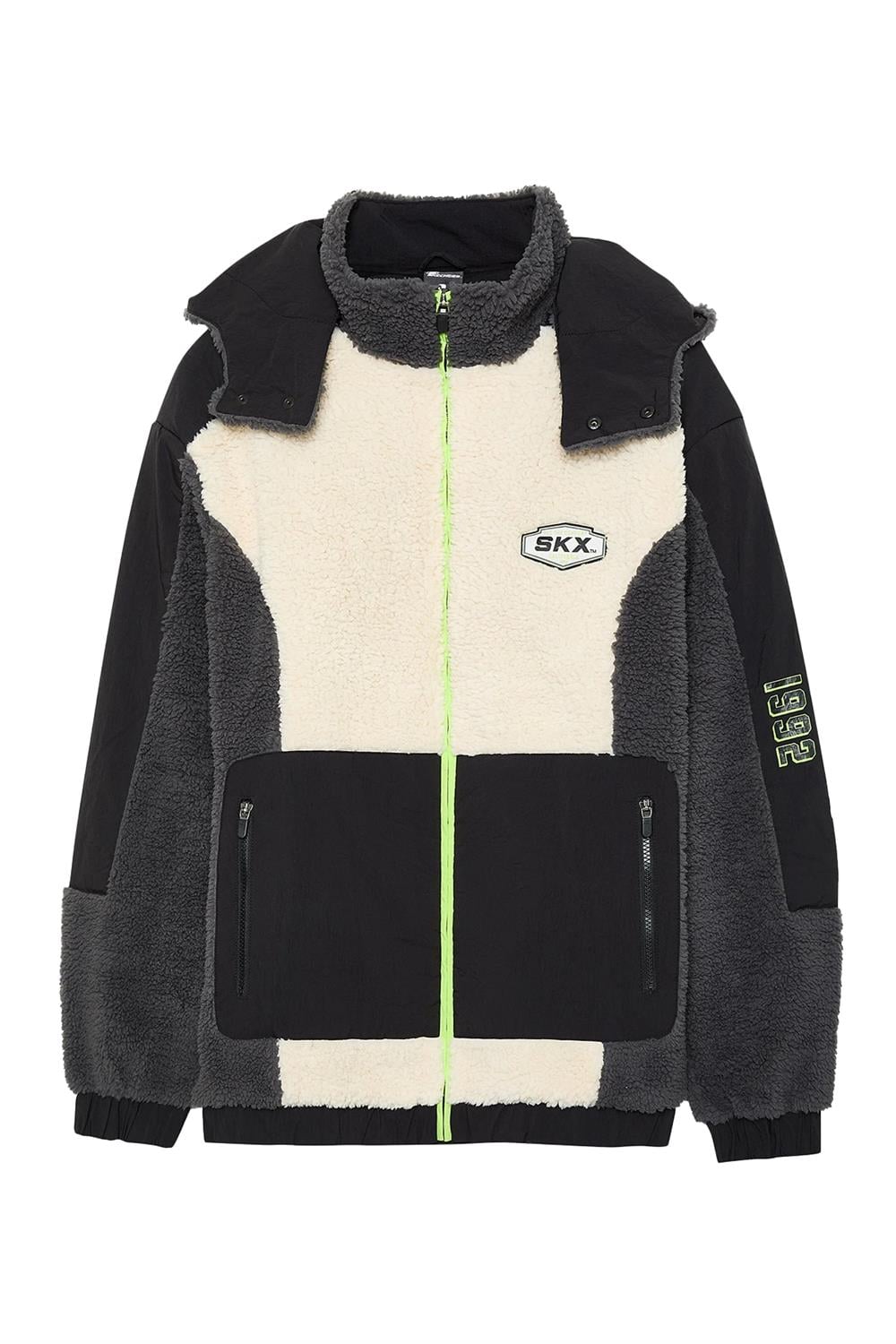 Skechers M Outdoor Fleece Full Zip Sherpa Erkek Ceket S242183-102