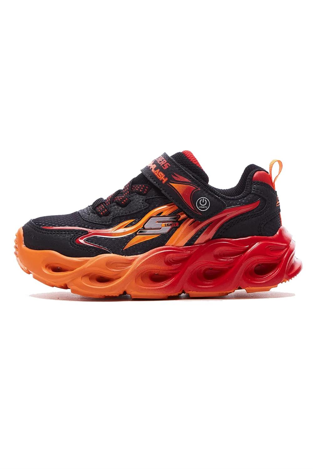 Skechers Thermo-Flash-Heat-Flux Çocuk Işıklı Günlük Ayakkabı 400103L Bkrd