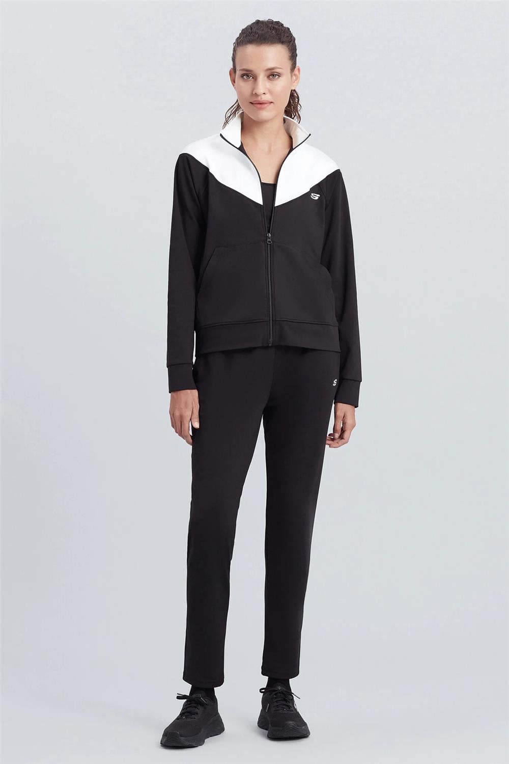 Skechers W Micro Color Block Suit Kadın Eşofman Takımı S212251-001