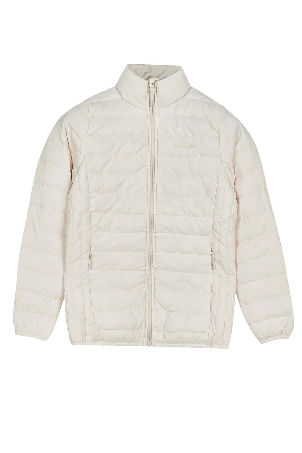 Skechers W Turtle Neck Essential Kadın Beyaz Mont S212273-102