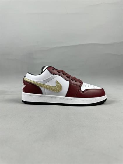 Elagance Jordan 1 Low Bordo Gold HqYerli Ürünlerela913