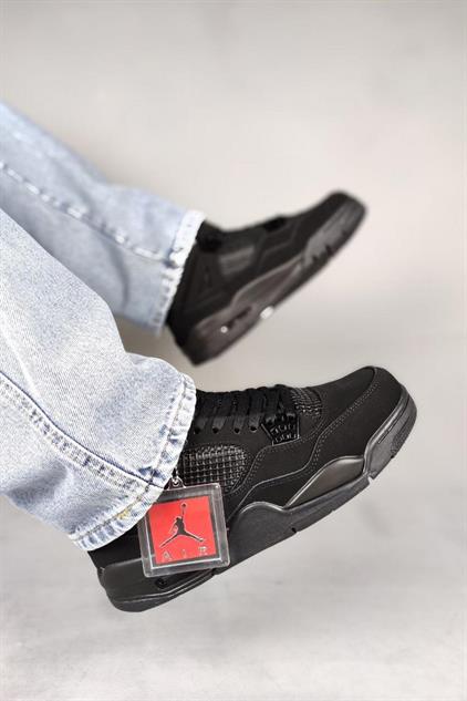 mens retro 4 black cat