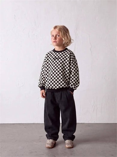 Üst Üç İp Şardonsuz sweet alt  gabardin pantolon