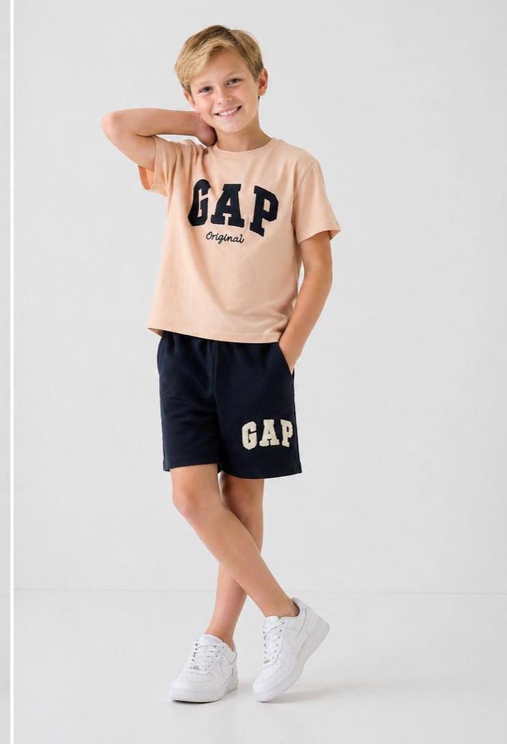 Erkek Çocuk GAP KREM   6-14 yaş arası Takım