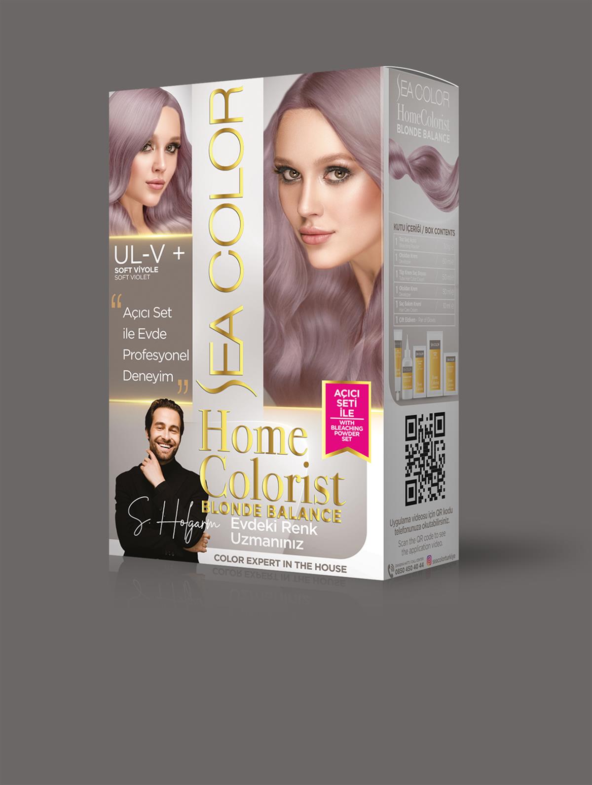 Seacolor Home Colorist Saç Boyası UL -V+ Soft Viyole