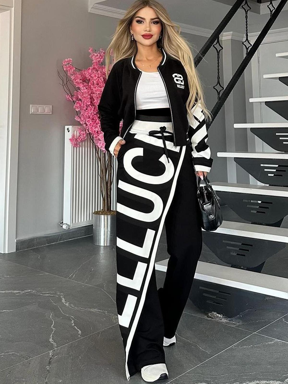 Carolita Siyah Takım
