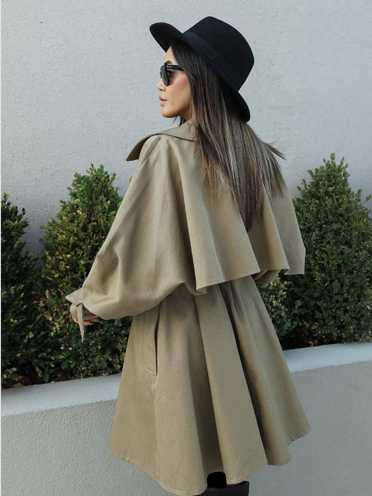 Lady Trençkot Bej