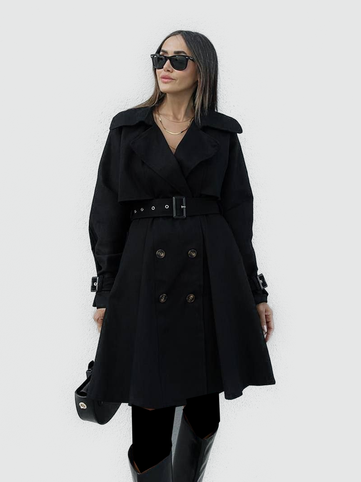 Lady Trençkot Siyah