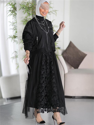 Kraliçe Şıklığı Siyah Takım Vardo - Tarzınızı Keşfedin, Moda Vardo ile Başlar!