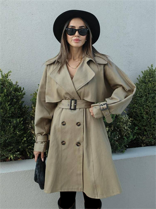 Lady Trençkot Bej