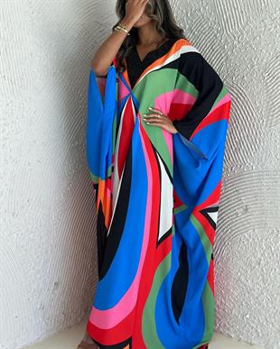 Multicolor Abaya