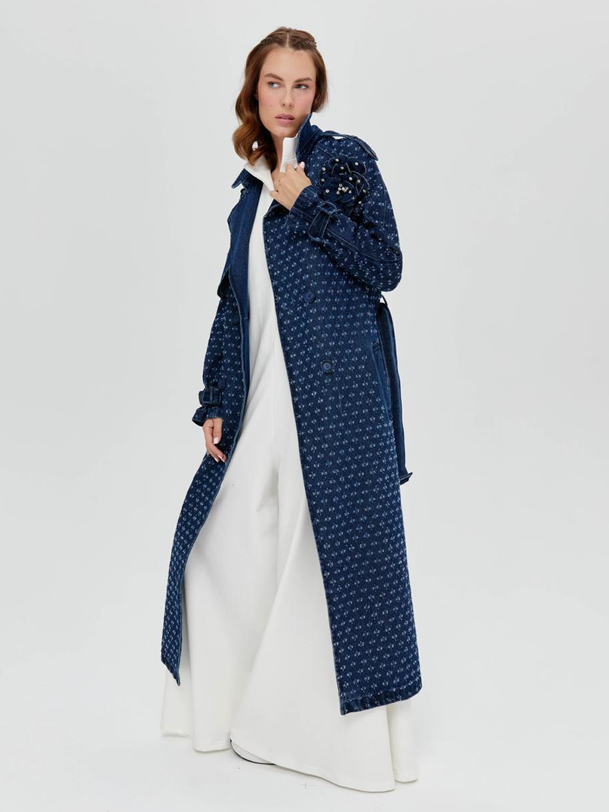 Mavi Stil Trençkotu Vardo - Tarzınızı Keşfedin, Moda Vardo ile Başlar!
